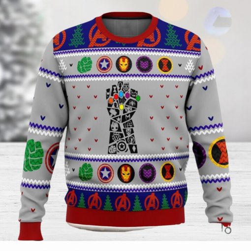 Avengers Gauntlet 3D Ugly Christmas Sweater Unisex Christmas Sweater For Men And Women