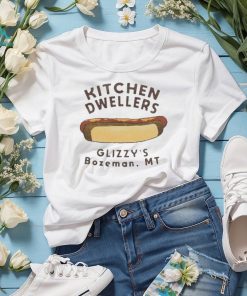 Awesome Hotdog Kitchen Dwellers tour 2023 Glizzy’s Bozeman MT T Shirt