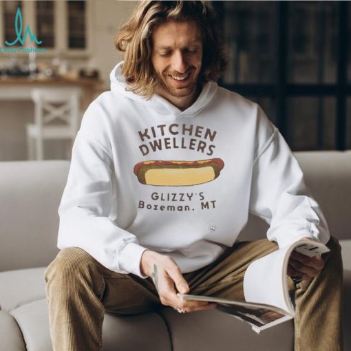 Awesome Hotdog Kitchen Dwellers tour 2023 Glizzy’s Bozeman MT T Shirt