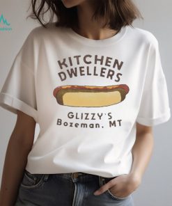 Awesome Hotdog Kitchen Dwellers tour 2023 Glizzy’s Bozeman MT T Shirt