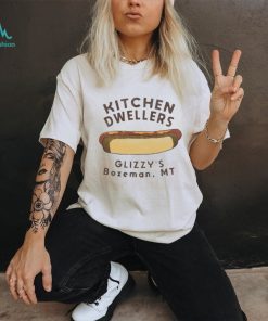 Awesome Hotdog Kitchen Dwellers tour 2023 Glizzy’s Bozeman MT T Shirt