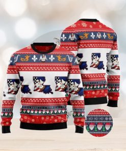 Awesome Louisiana Ugly Christmas Sweater AOP All Over Printed Sweater