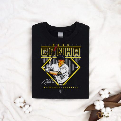 Awesome Mark Canha Milwaukee Diamond Name shirt