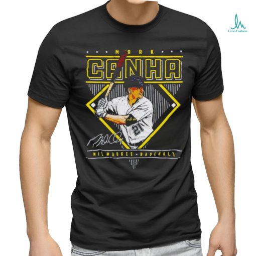 Awesome Mark Canha Milwaukee Diamond Name shirt