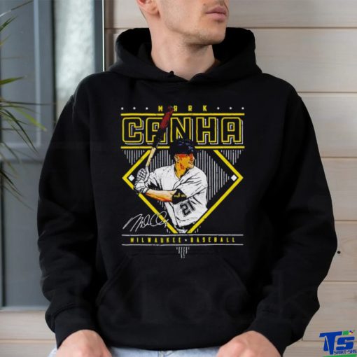 Awesome Mark Canha Milwaukee Diamond Name shirt