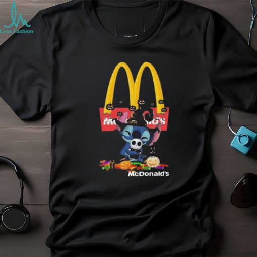 Awesome Pumpkin Stitch Mcdonalds halloween T Shirt