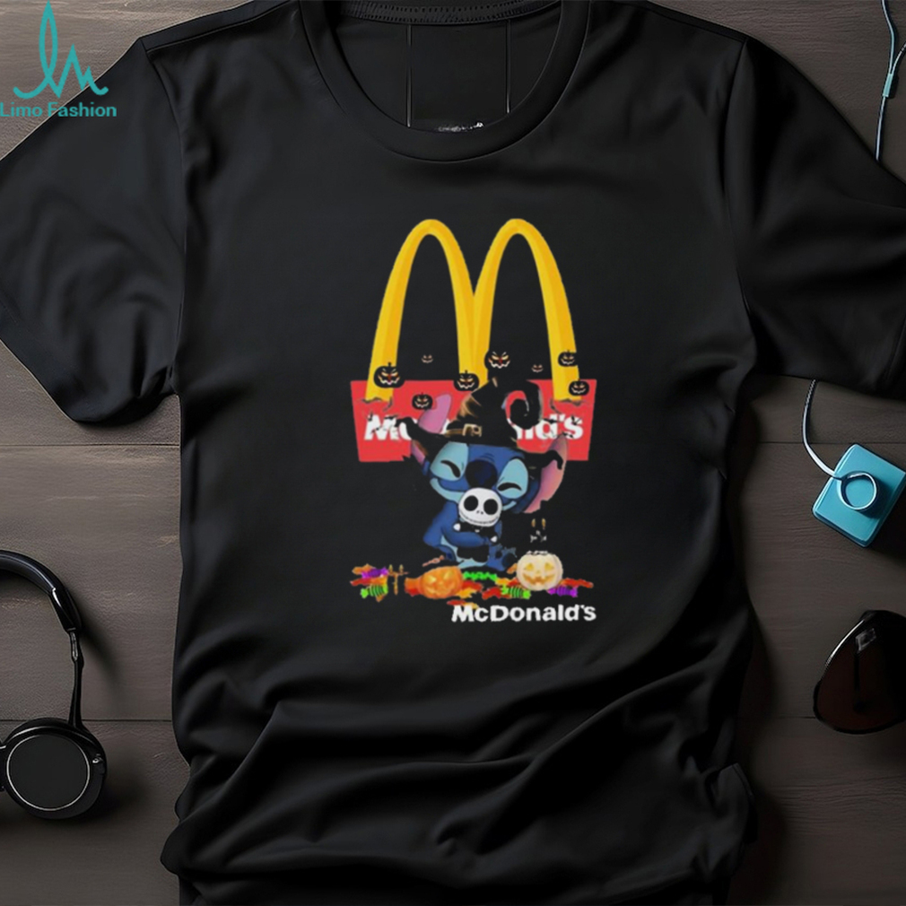 Awesome Pumpkin Stitch Mcdonalds halloween T Shirt Awesome Pumpkin Stitch Mcdonalds halloween T Shirt