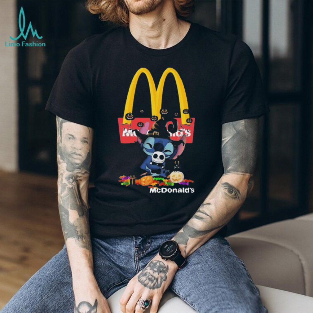 Awesome Pumpkin Stitch Mcdonalds halloween T Shirt Awesome Pumpkin Stitch Mcdonalds halloween T Shirt