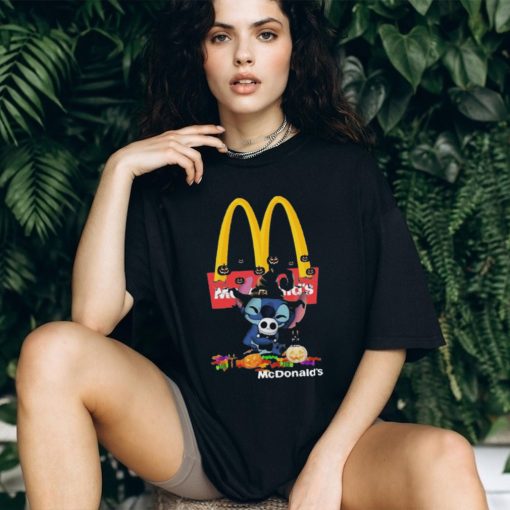 Awesome Pumpkin Stitch Mcdonalds halloween T Shirt