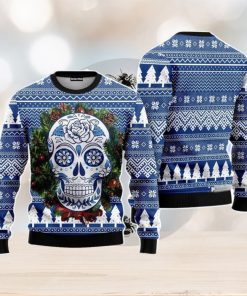 Awesome Sugar Skull Christmas Unisex Ugly Sweater