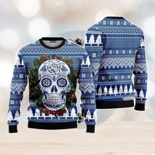 Awesome Sugar Skull Christmas Unisex Ugly Sweater