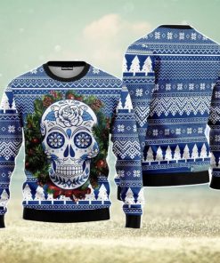 Awesome Sugar Skull Christmas Unisex Ugly Sweater