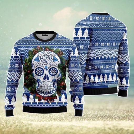 Awesome Sugar Skull Christmas Unisex Ugly Sweater