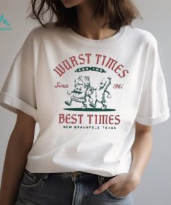 Awesome Wurst Times Best Times New Braunfels Texas Art T shirt