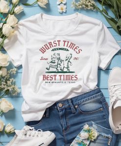 Awesome Wurst Times Best Times New Braunfels Texas Art T shirt