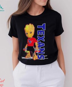 Baby Groot Houston Texans Logo Shirt, hoodie, sweater, long sleeve and tank top Baby Groot Houston Texans Logo Shirt