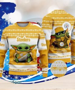 Baby Yoda Nfl Pittsburgh Steelers Ugly Christmas Sweater Special Gift For Men Women