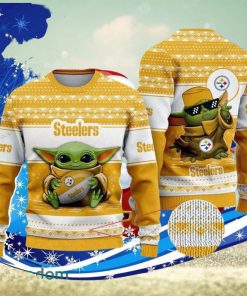 Baby Yoda Nfl Pittsburgh Steelers Ugly Christmas Sweater Special Gift For Men Women