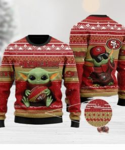 San Francisco 49ers Baby Yoda Star Wars NFL Ugly Christmas Sweater