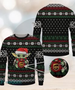 Baby Yoda Ups Christmas Ugly Sweater 3D For Men And Women