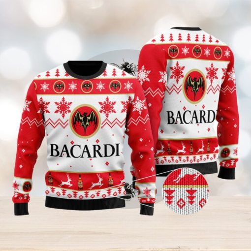 Bacardi Knitted 3D Sweater Gift For Xmas