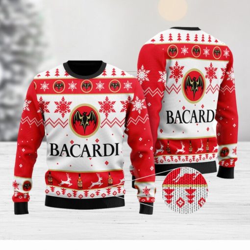 Bacardi Knitted 3D Sweater Gift For Xmas