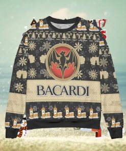 Bacardi Rum Snowflake Ugly Christmas Sweater Special Gift For Men Women