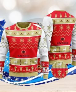 Bacardi White Christmas Ugly Christmas Sweater Special Gift For Men Women