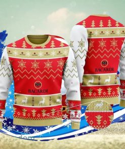 Bacardi White Christmas Ugly Christmas Sweater Special Gift For Men Women