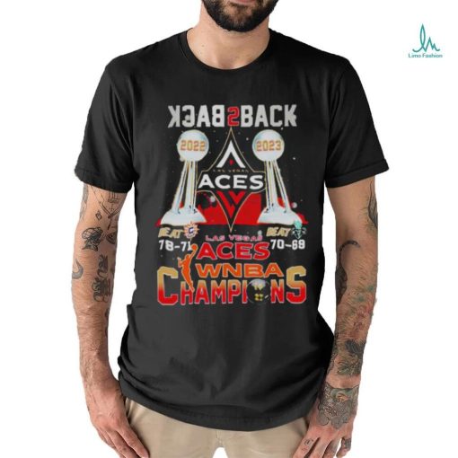 Back 2 Back Las Vegas Aces WNBA Champions 2022 2023 Shirt