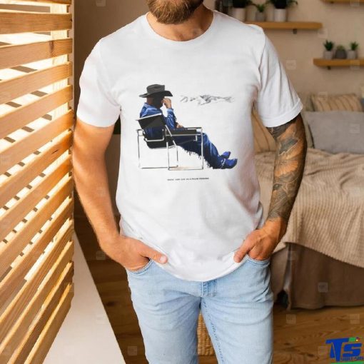 Bad Bunny Sitting Cowboy Shirt