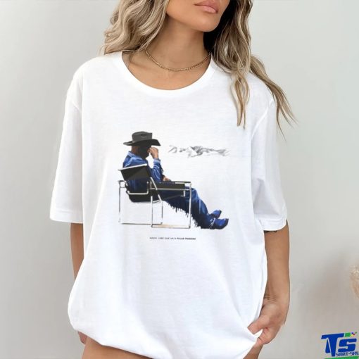 Bad Bunny Sitting Cowboy Shirt
