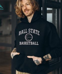 Ball State Cardinals Champion Icon Logo Basketball Eco Powerblend Pullover Shirt