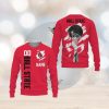 Baie’ ‘Comeau Drakkar Be Mine Valentine Gnomes With Valentine Football American Valentine Day Knitted Xmas Sweater