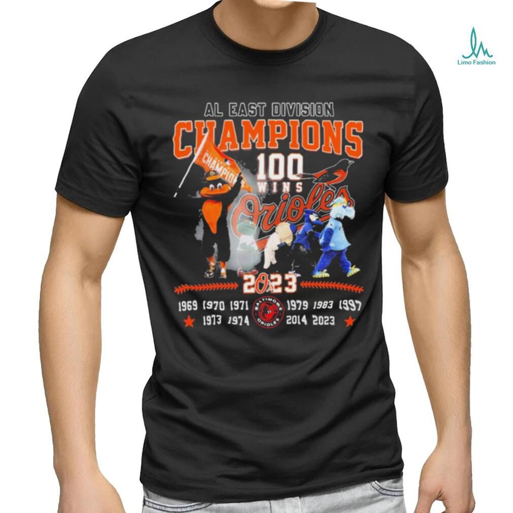 Baltimore Orioles Al East Division Champions 2023 Logo shirt - Limotees