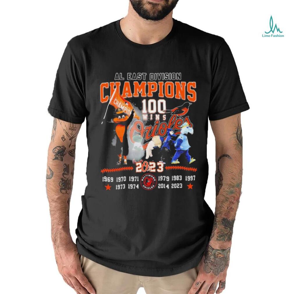 Baltimore Orioles 100 Wins AL East Division Champions 2023 Shirt