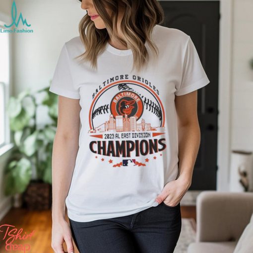 Baltimore Orioles 2023 AL East Division Champions Skyline Shirt