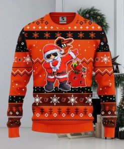 Baltimore Orioles Dabbing Santa Claus Christmas Ugly Sweater 3D Christmas Xmas Sweater