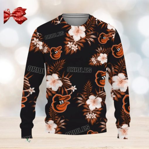 Baltimore Orioles Tropical Hawaii Sport Ugly Christmas Sweater Gift Holidays