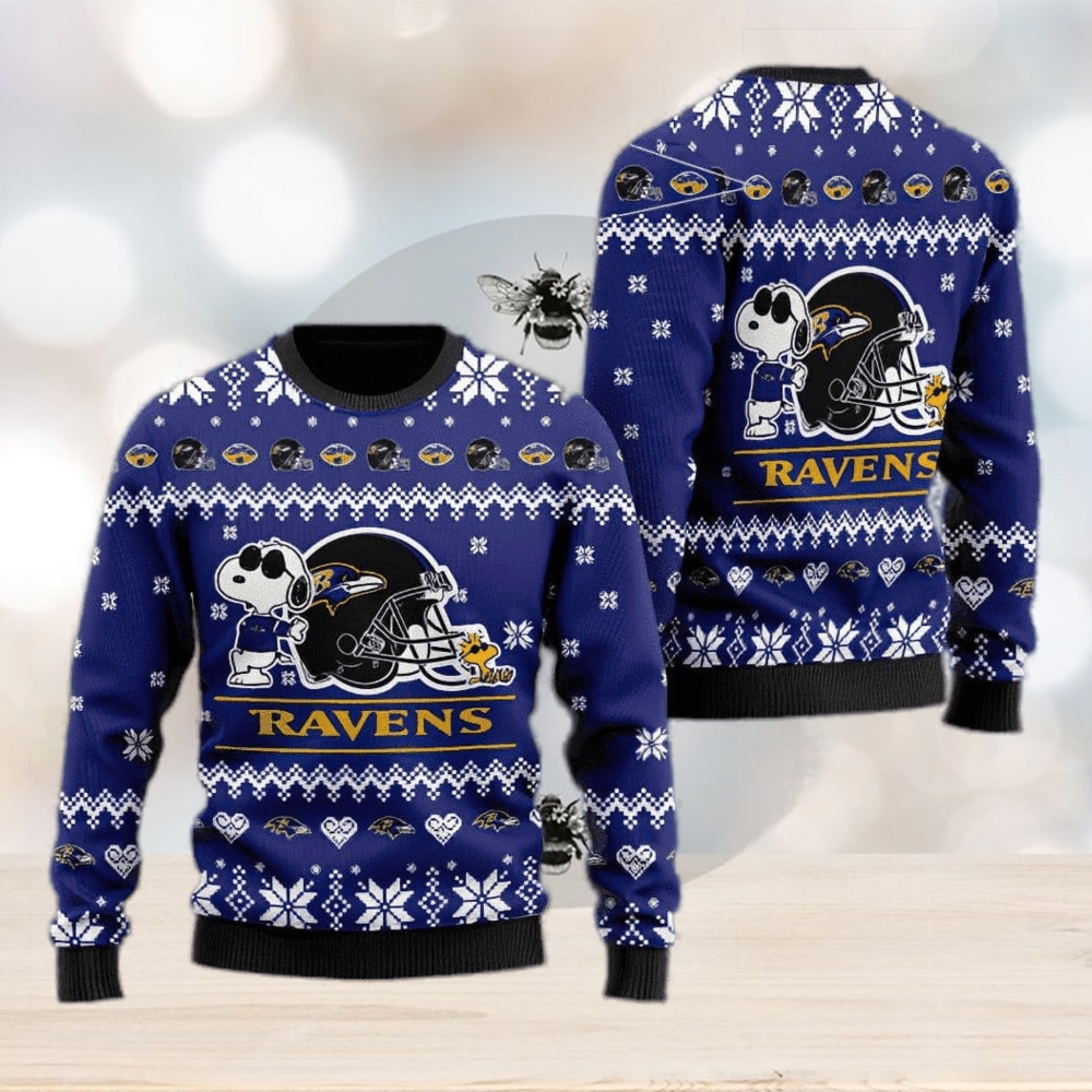 Snoopy Baltimore Ravens Christmas shirt, hoodie, sweater, long sleeve and  tank top