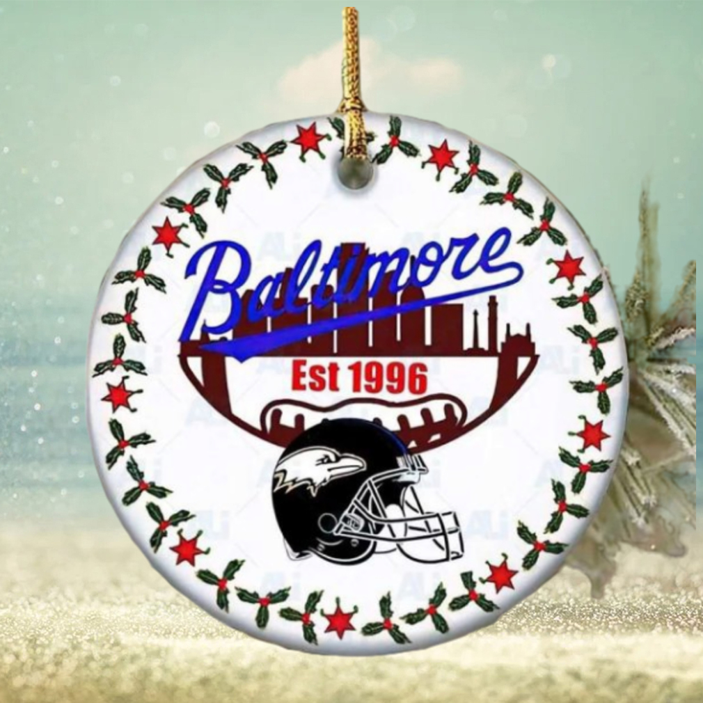 Baltimore Ravens Football Hallmarks NFL Ceramic Christmas Ornaments Baltimore Ravens Football Hallmarks NFL Ceramic Christmas Ornaments