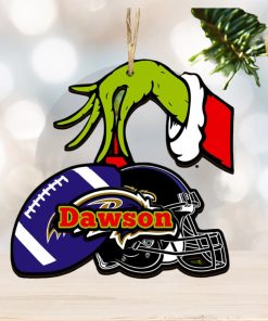 Baltimore Ravens NFL Grinch Personalized Ornament SP12102399ID03