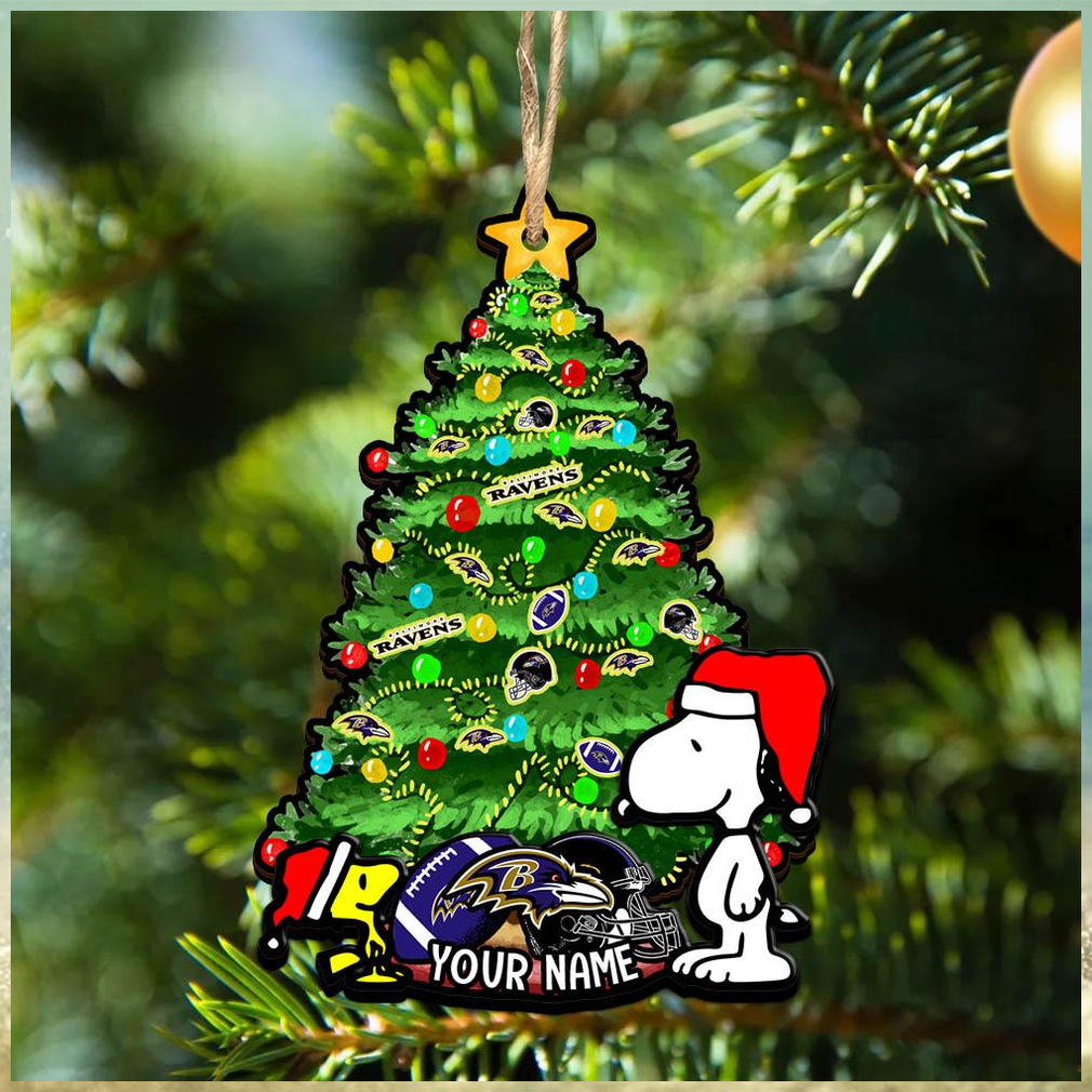 Baltimore Ravens Personalized Your Name Snoopy And Peanut Ornament Christmas Gifts For NFL Fans SP161023131ID03 Baltimore Ravens Personalized Your Name Snoopy And Peanut Ornament Christmas Gifts For NFL Fans SP161023131ID03