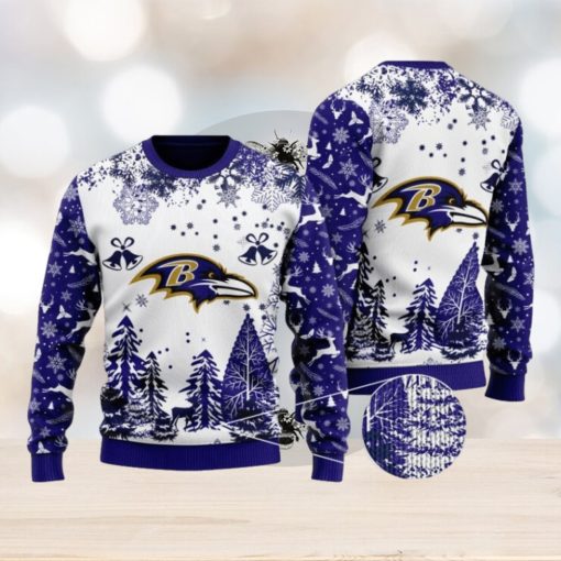 Baltimore Ravens Special Christmas Ugly Sweater Design Holiday Edition