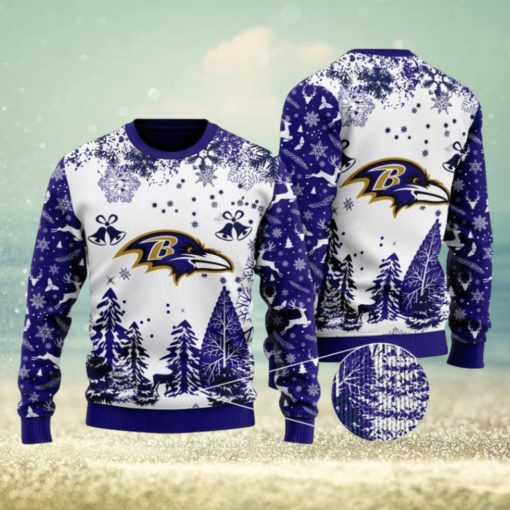 Baltimore Ravens Special Christmas Ugly Sweater Design Holiday Edition