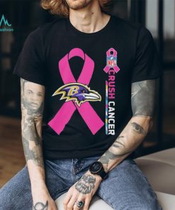 Baltimore ravens crush cancer NFL collections shirt, hoodie, sweater, long sleeve and tank top Baltimore ravens crush cancer NFL collections shirt