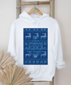 Bannan Johnson floats it in for aden flinttt they’ve done it they’ve done it Ugly Christmas shirt