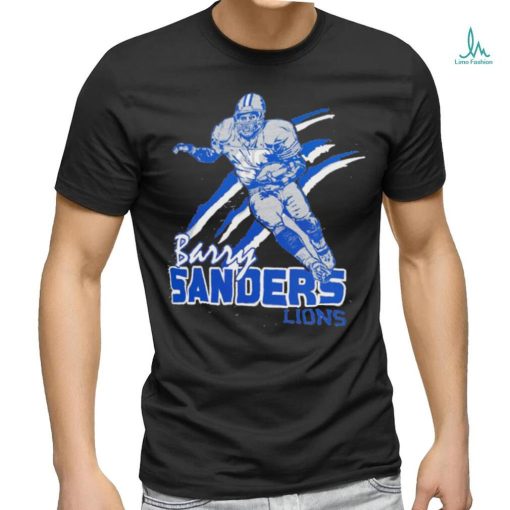 Barry Sanders Detroit Lions football cartoon shirt