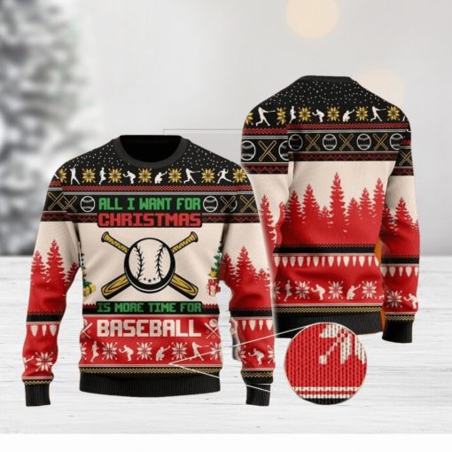 Baseball Ugly Christmas Sweater For Men & Women