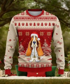 Basset Hound Christmas Winter Ugly Sweater Gift For Dog Lover, Funny Christmas